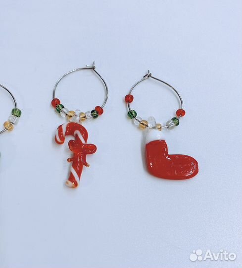 Новогодние маркеры для бокалов