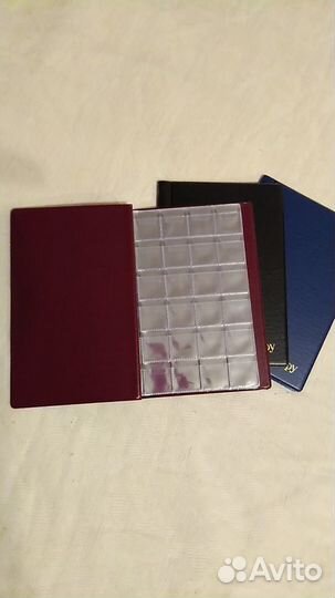 Альбомы для монет: на -192, 150 и 60 ячеек