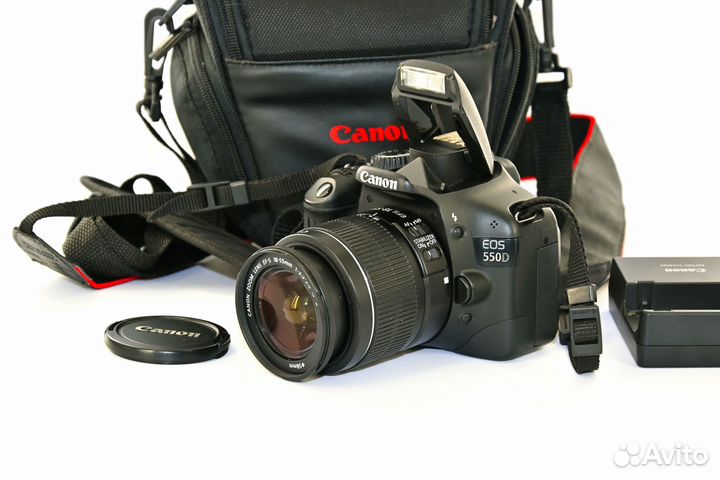 Canon EOS 550D/T2i 18.0MP зеркалка Kit Canon 18-55