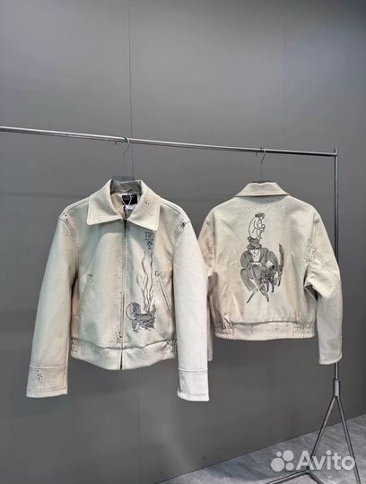 Кожаная Куртка Enfants Riches Deprimes Весенняя