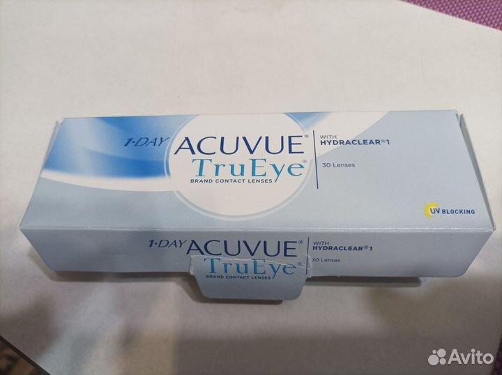 Линзы контактные однодневные Acuvue TruEye