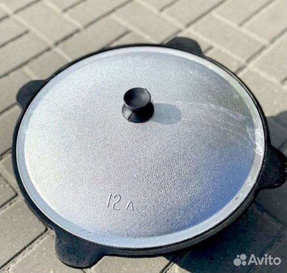 Казан чугунный + крышка