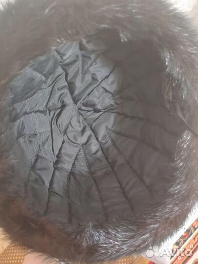 Берет женский норковый