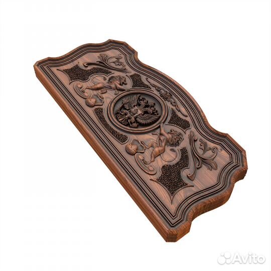 Нарды резные подарочные с Гербом