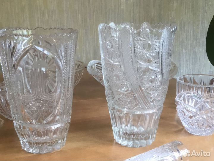 Хрустальная посуда советских времен