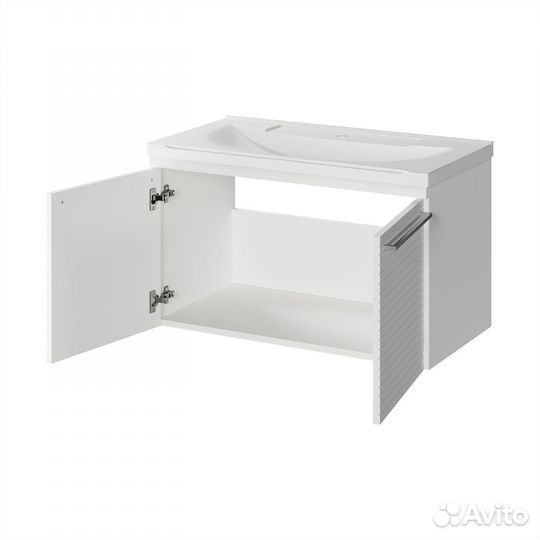 Catania - 80 Тумба подвесная белая (эмаль)