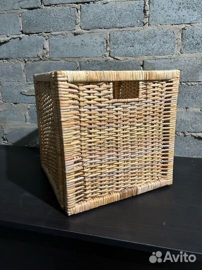 Корзина из ротанга икеа