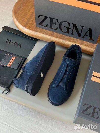 Зимние кеды Zegna