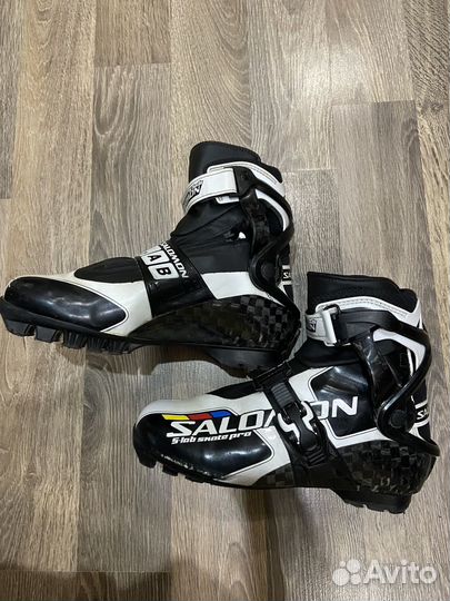 Лыжные ботинки salomon s lab коньковые