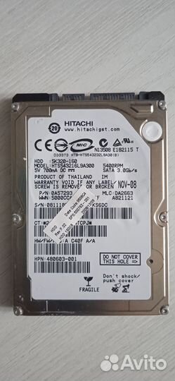 Жесткий диск hitachi 160 gb