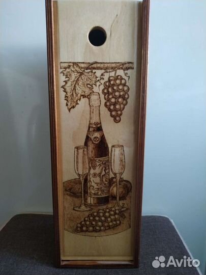 Коробка подарочная деревянная