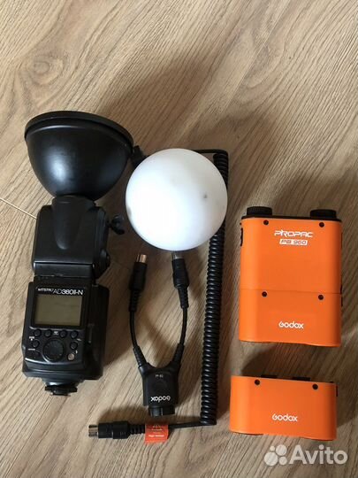 Вспышка камеры godox ad360ii nikon