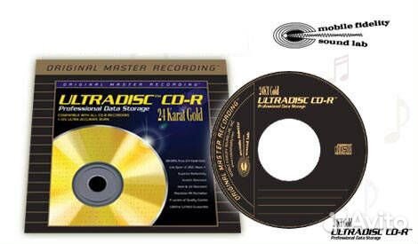 Диски CD-R Audio Mobile Fidelity 24kt Gold