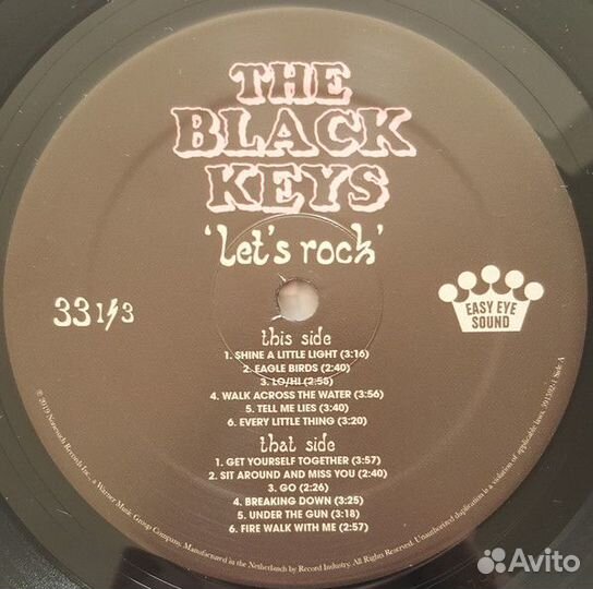 Виниловая пластинка Black Keys, The, Let's Rock (B