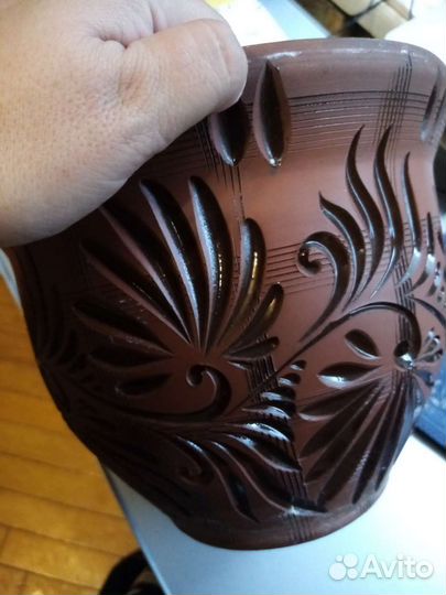 Горшок большой керамика