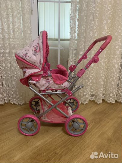 Коляска кукольная игрушечная
