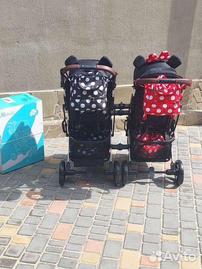 Коляска для двойни или погодок (Разные расцветки)