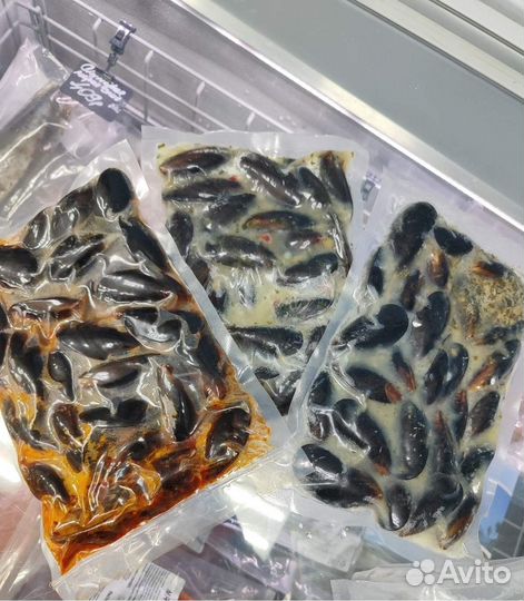 Мидии в соусах