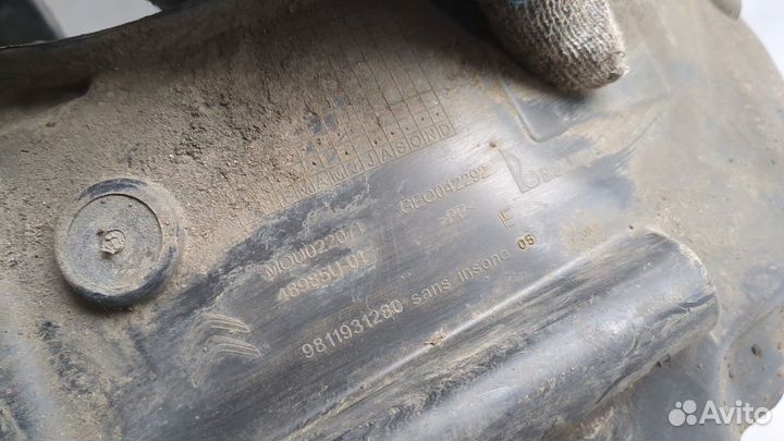 Защита арок (подкрылок) Citroen C3, 2017