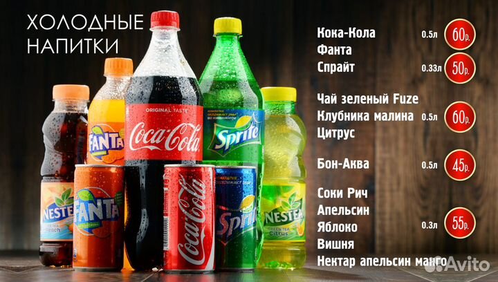 Меню Борды. Дизайн Меню