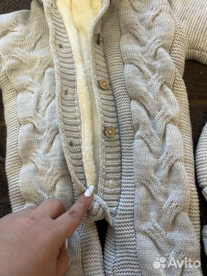 Зимний комбинезон детский 56