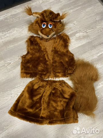 Костюм белки новогодний