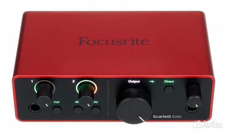 Аудиоинтерфейс Focusrite Scarlett Solo 4th Gen