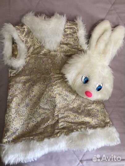 Костюм зайца новогодний на девочку