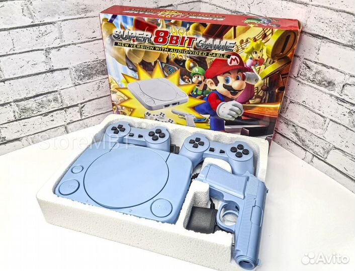 Игровая приставка Dendy, встроенные игры, пистолет