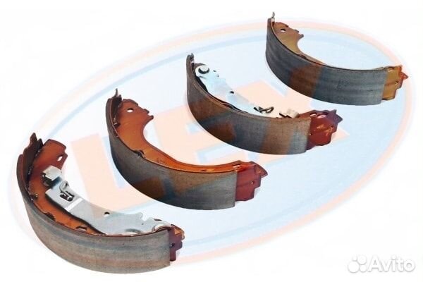 Колодки тормозные задние барабанные
