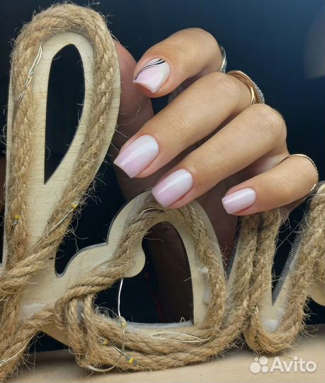 Покрытие гель лаком наращивание smart педикюр