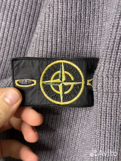 Свитер полузамок Stone island(Оригинал Legit)