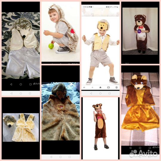 В прокат костюм медведь, ежик, петушок, пингвин