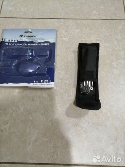 Набор для туризма - ложка вилка нож