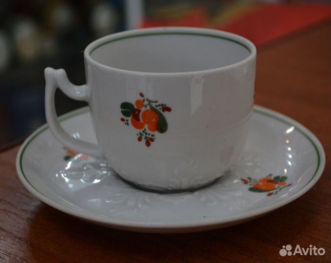 Фарфоровый кофейный сервиз- вербилки