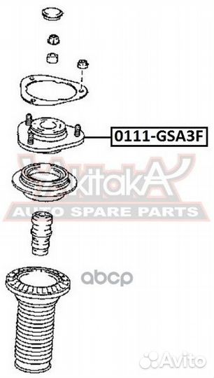 Опора амортизатора перед прав/лев 0111GSA3F