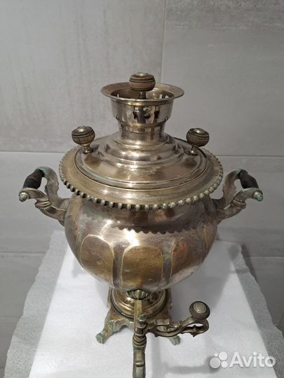 Самовар на дровах старинный