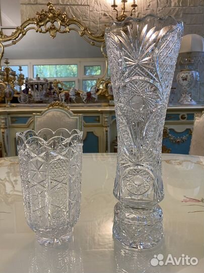 Хрустальная ваза Bohemia