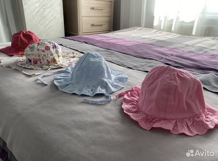 Панамки для девочки от 6мес до 2лет