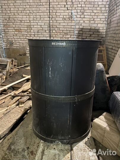 Печь банная с баком