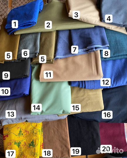 Ткань СССР натур-саржа,шерсть,плащовка,вельвет,Х/б