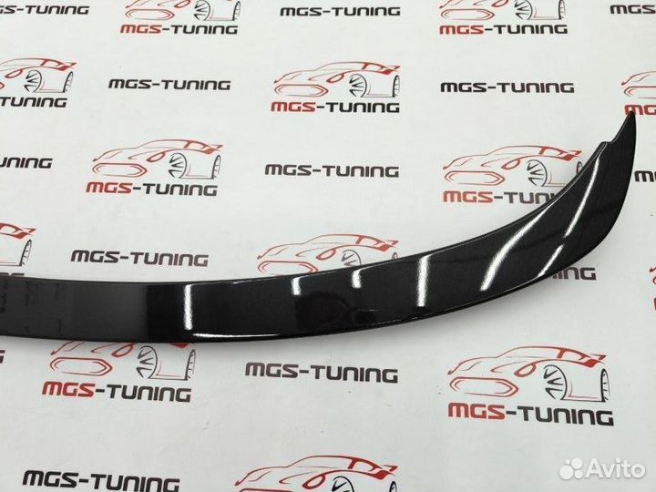 Спойлер BMW 3 E90 стиль AC Schnitzer черный глянец