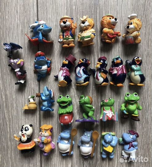 Игрушки из киндер сюрприза 90х и новые пакетом