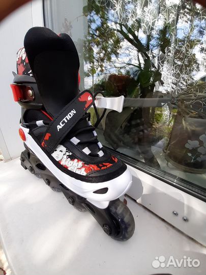 Коньки роликовые раздвижные