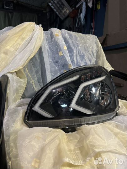 Фары amg на priora