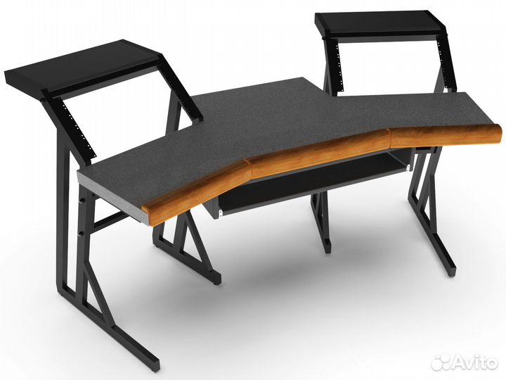 Акустический стол поглощающий с полками под моники