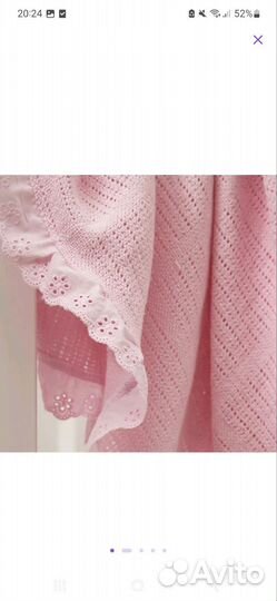 Детский плед хлопок