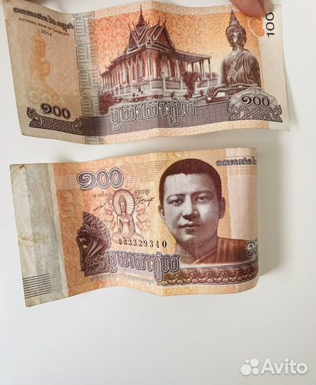 Монеты и банкноты Камбоджи (камбоджийский риель