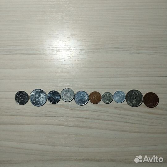 Набор иностранных монет