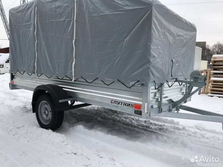 Прицеп Спутник с лебёдкой 3500х1500
